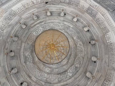 INDORE, INDIA - 9 Ekimde görüldüğü üzere Indore, Madhya Pradesh, Hindistan 'da Shree Annapurna Mandir.