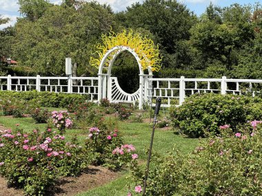 ST LOUIS MO - 9 Temmuz 2023 'te Missouri Botanik Bahçesinde Dale Chihuly sergisi açıldı..