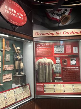 ST LOUIS MO - 9 Temmuz 2023 'te St. Louis Cardinals Hall of Fame, Missouri' de görüldü..