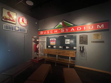 ST LOUIS MO - 9 Temmuz 2023 'te St. Louis Cardinals Hall of Fame, Missouri' de görüldü..