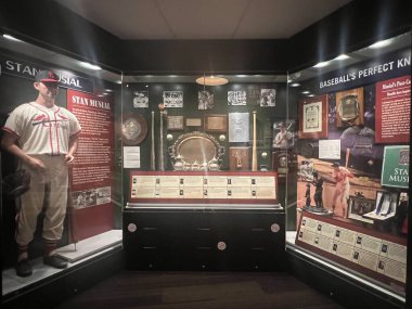 ST LOUIS MO - 9 Temmuz 2023 'te St. Louis Cardinals Hall of Fame, Missouri' de görüldü..