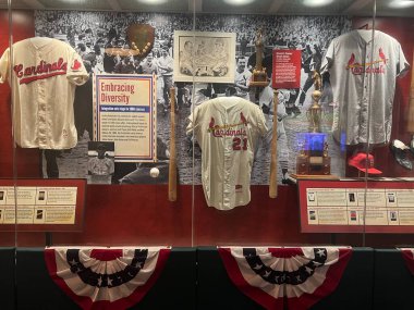 ST LOUIS MO - 9 Temmuz 2023 'te St. Louis Cardinals Hall of Fame, Missouri' de görüldü..