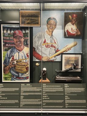 ST LOUIS MO - 9 Temmuz 2023 'te St. Louis Cardinals Hall of Fame, Missouri' de görüldü..