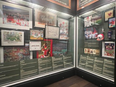 ST LOUIS MO - 9 Temmuz 2023 'te St. Louis Cardinals Hall of Fame, Missouri' de görüldü..