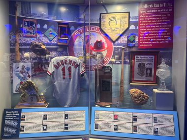 ST LOUIS MO - 9 Temmuz 2023 'te St. Louis Cardinals Hall of Fame, Missouri' de görüldü..