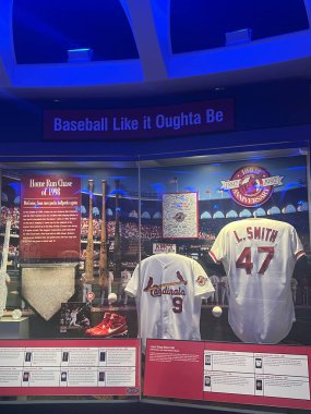 ST LOUIS MO - 9 Temmuz 2023 'te St. Louis Cardinals Hall of Fame, Missouri' de görüldü..