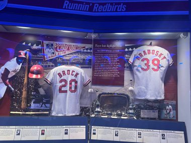 ST LOUIS MO - 9 Temmuz 2023 'te St. Louis Cardinals Hall of Fame, Missouri' de görüldü..