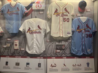 ST LOUIS MO - 9 Temmuz 2023 'te St. Louis Cardinals Hall of Fame, Missouri' de görüldü..