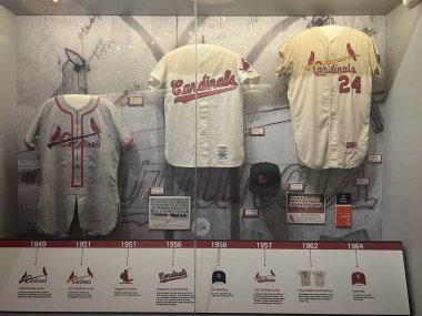 ST LOUIS MO - 9 Temmuz 2023 'te St. Louis Cardinals Hall of Fame, Missouri' de görüldü..