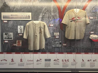 ST LOUIS MO - 9 Temmuz 2023 'te St. Louis Cardinals Hall of Fame, Missouri' de görüldü..