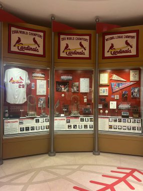 ST LOUIS MO - 9 Temmuz 2023 'te St. Louis Cardinals Hall of Fame, Missouri' de görüldü..