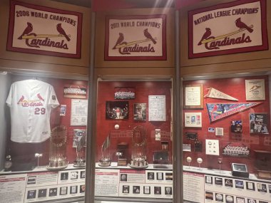 ST LOUIS MO - 9 Temmuz 2023 'te St. Louis Cardinals Hall of Fame, Missouri' de görüldü..