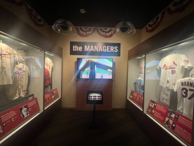 ST LOUIS MO - 9 Temmuz 2023 'te St. Louis Cardinals Hall of Fame, Missouri' de görüldü..