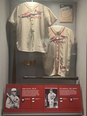 ST LOUIS MO - 9 Temmuz 2023 'te St. Louis Cardinals Hall of Fame, Missouri' de görüldü..