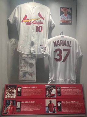 ST LOUIS MO - 9 Temmuz 2023 'te St. Louis Cardinals Hall of Fame, Missouri' de görüldü..