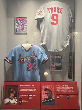 ST LOUIS MO - 9 Temmuz 2023 'te St. Louis Cardinals Hall of Fame, Missouri' de görüldü..