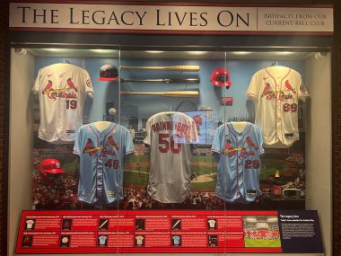 ST LOUIS MO - 9 Temmuz 2023 'te St. Louis Cardinals Hall of Fame, Missouri' de görüldü..