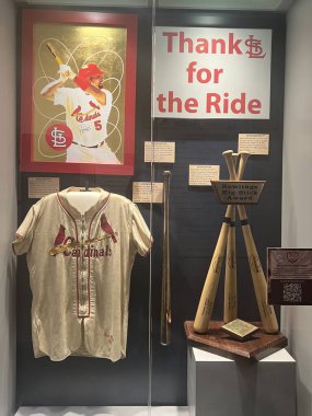 ST LOUIS MO - 9 Temmuz 2023 'te St. Louis Cardinals Hall of Fame, Missouri' de görüldü..