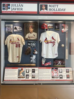 ST LOUIS MO - 9 Temmuz 2023 'te St. Louis Cardinals Hall of Fame, Missouri' de görüldü..
