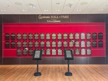 ST LOUIS MO - 9 Temmuz 2023 'te St. Louis Cardinals Hall of Fame, Missouri' de görüldü..