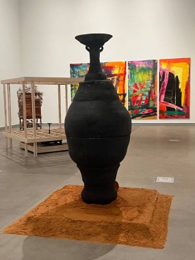 ST LOUIS MO - 9 Temmuz 2023 'te Washington Üniversitesi' nde Mildred Lane Kemper Sanat Müzesi 'nde sergilendi..