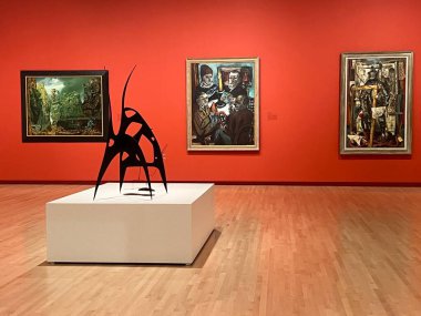 ST LOUIS MO - 9 Temmuz 2023 'te Washington Üniversitesi' nde Mildred Lane Kemper Sanat Müzesi 'nde sergilendi..