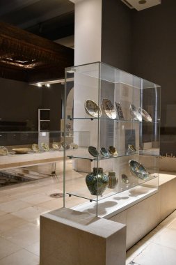 CAIRO, EGYPT - 21 DEC: 21 Aralık 2022 'de Mısır' ın Kahire kentindeki İslam Sanatları Müzesi.