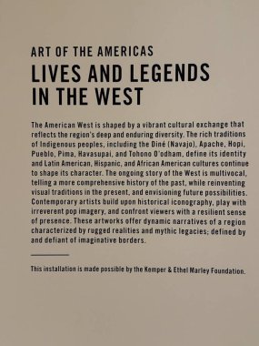 PHOENIX AZ - NOV 30: 30 Kasım 2025 'te Arizona Phoenix Sanat Müzesinde görüldüğü gibi.