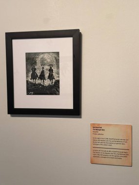 SCOTTSDALE AZ - 25 Kasım 2025 'te Scottsdale, Arizona' daki Scottsdales Müzesi 'nde Batı Ruhu' nda sergi.