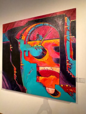 SCOTTSDALE AZ - 25 Kasım 2025 'te Scottsdale, Arizona' daki Scottsdales Müzesi 'nde Batı Ruhu' nda sergi.