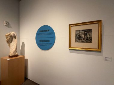 SCOTTSDALE AZ - 25 Kasım 2025 'te Scottsdale, Arizona' daki Scottsdales Müzesi 'nde Batı Ruhu' nda sergi.