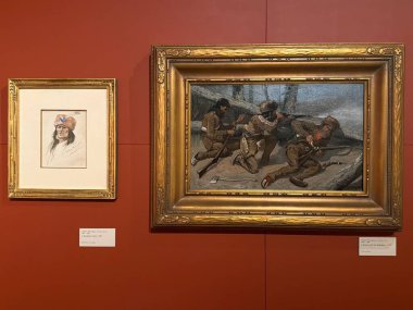 SCOTTSDALE AZ - 25 Kasım 2025 'te Scottsdale, Arizona' daki Scottsdales Müzesi 'nde Batı Ruhu' nda sergi.