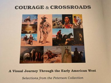 SCOTTSDALE AZ - 25 Kasım 2025 'te Scottsdale, Arizona' daki Scottsdales Müzesi 'nde Batı Ruhu' nda sergi.