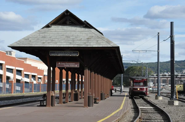 Electric City Trolley Museum em Scranton, Pensilvânia — Fotografia de Stock