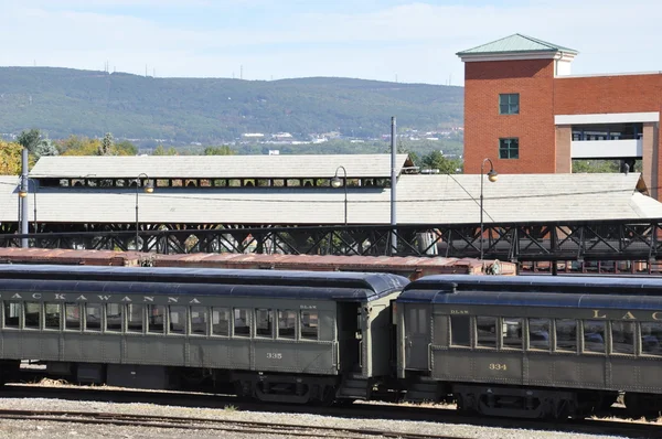 Steamtown National Historic witryny w Scranton w Pensylwanii — Zdjęcie stockowe