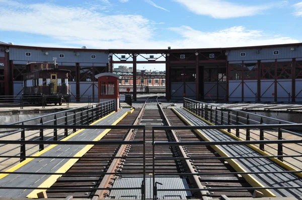 Steamtown National Historic Site in Scranton, Pennsylvania — Stockfoto