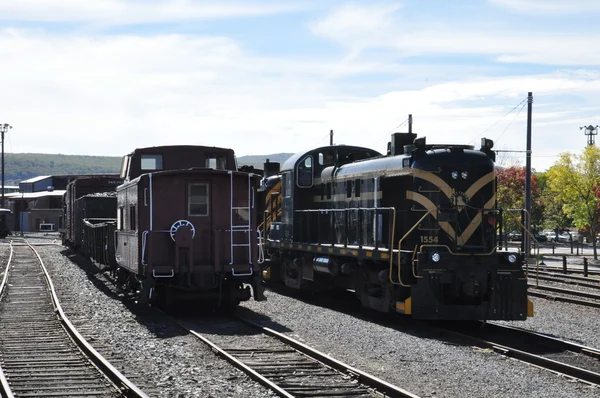 Steamtown národní historické místo v Scrantonu v Pensylvánii — Stock fotografie