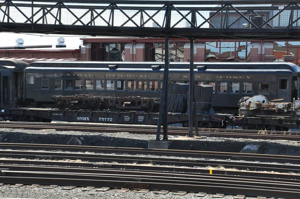 Steamtown National Historic witryny w Scranton w Pensylwanii — Zdjęcie stockowe