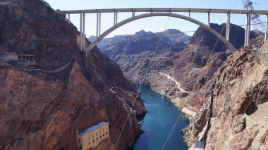 Mike O'Callaghan-Pat Tillman Memorial Köprüsü Hoover Barajı Nevada