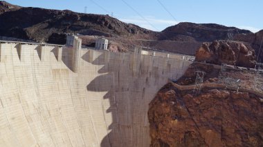 Nevada ve Arizona sınırında hoover Barajı