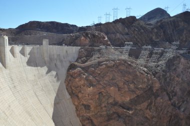 Nevada ve Arizona sınırında hoover Barajı
