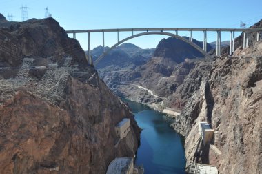 Mike O'Callaghan-Pat Tillman Memorial Köprüsü Hoover Barajı Nevada