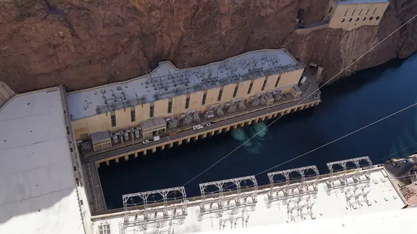 Hoover Dam on the border of Nevada and Arizona — Stock Photo, Image