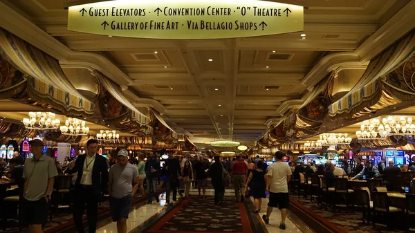 El Hotel y Casino Bellagio en Las Vegas — Foto de Stock