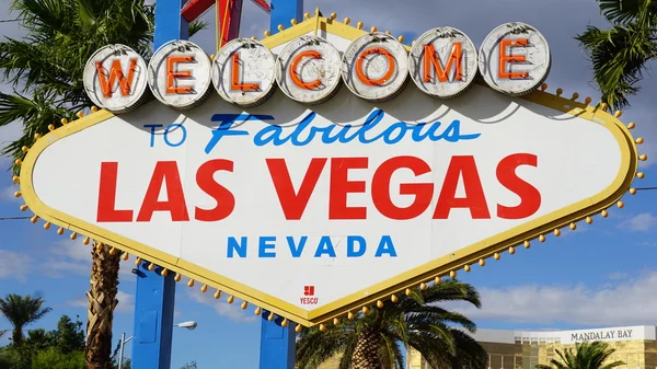 Welcome to Fabulous Las Vegas sign — Stock Photo, Image