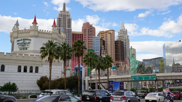 New York New York hotel-casino in Las Vegas — Stockfoto