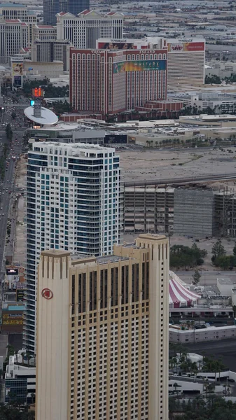 Uitzicht vanaf de toren van de stratosfeer in Las Vegas, Nevada — Stockfoto