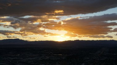 las Vegas'ta günbatımı