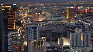 Las Vegas, Nevada Stratosphere kule gece görüş