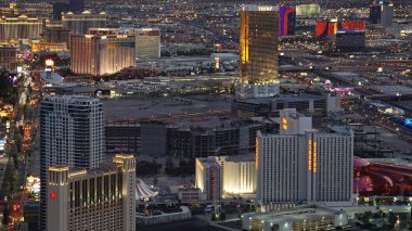 Las Vegas, Nevada Stratosphere kule gece görüş